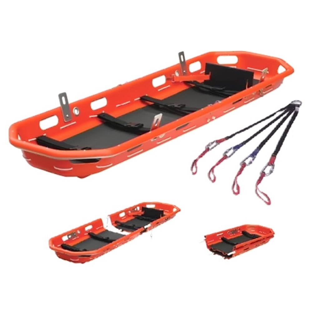 Fire Proof Folding Basket Stretcher For Helicopter Rescue Emergency Stretcher.